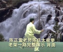 <b>陈正雷老师陈氏太极拳老架一路完整演示 背面</b>